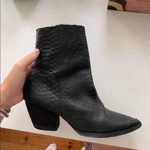 Matisse Snakeskin boots